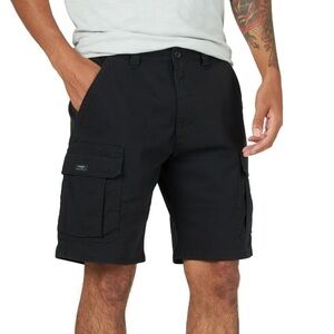 💕5/$15 Wrangler Men's Black Cargo Shorts, NEW